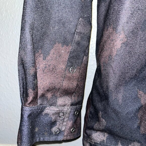 RIDE SNOWBOARDS Shred Gear Camo Black & Brown Snow Jacket Shacket -EUC - XL - Picture 9 of 16